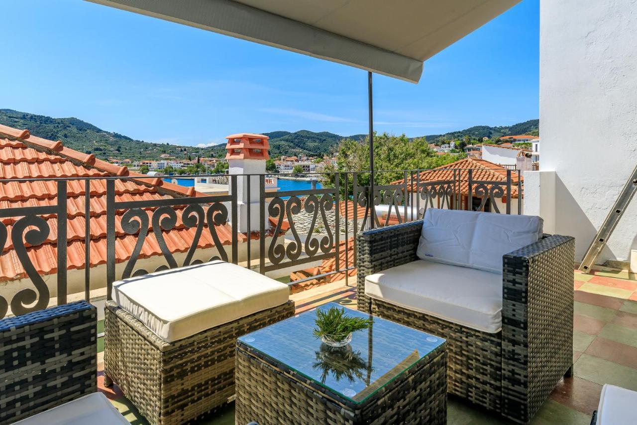 Thimisi Villa Skopelos Town Bagian luar foto