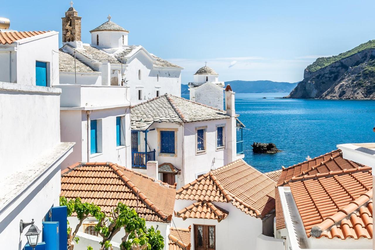 Thimisi Villa Skopelos Town Bagian luar foto