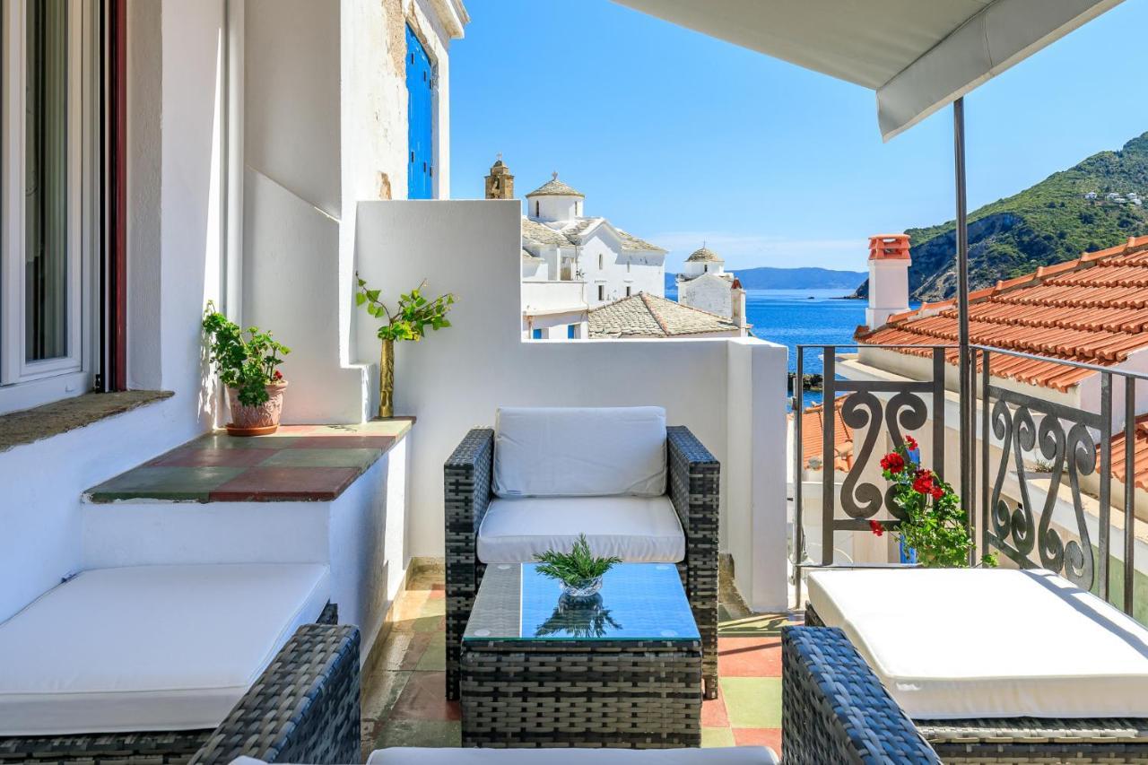Thimisi Villa Skopelos Town Bagian luar foto